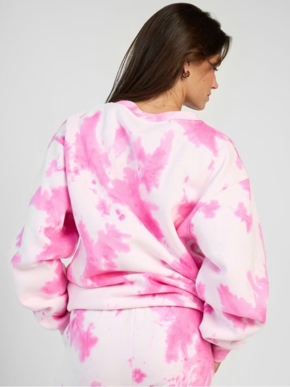 Comfrt Minimalist Crew Sweatshirt in Limited Edition Strawberry Swirl - Picture 4 of 10